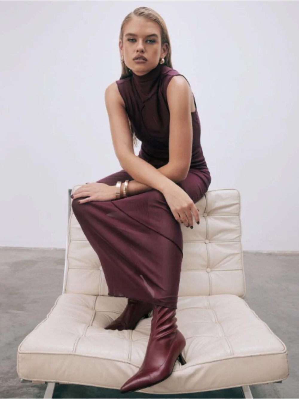 Beth Booties in Cherry